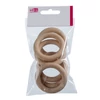Inel de bază din lemn de fag, prinzător de vise - 5,6 cm, 6 buc