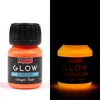 Imagine 1/6 - Vopsea acrilică Pentart Glow care strălucește în întuneric, 30 ml - portocaliu