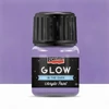 Imagine 2/6 - Vopsea acrilică Pentart Glow care strălucește în întuneric, 30 ml - violet