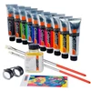 Set de vopsele pe bază de apă Talens Cobra, 10x40 ml + 1x75 ml + accesorii