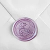 Baton de ceară de sigil pentru pistol de topire, J. Herbin, 6 buc - violet sidefat