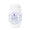 Fire de bumbac pentru amigurumi DMC Happy Cotton, 20 g - 762, alb