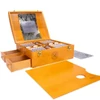 L&B Fine Set pictură în ulei - Prestige box : 28x20 ml + 4x75 ml + 2x60 ml + accesorii, cutie din lemn