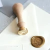 Cap ștampilă ceară, J. Herbin, 24 mm, alamă - litera N