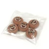 Imagine 1/2 - Cap din hârtie presată - Cap de ursuleț, plat, 3 cm, 5 buc