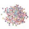 Mărgele litere din plastic, 7 mm - colorată