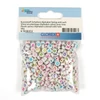 Mărgele litere din plastic, 7 mm - colorată