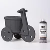 Imagine 3/3 - Vopsea cretă spray , Chalk Paint, Pinty Plus - negru plumb