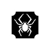 Imagine 1/2 - Șablon de tatuaj, șablon autoadeziv - Spider 02