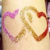 Imagine 3/3 - Șablon de tatuaj, șablon autoadeziv - Heart 05