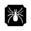 Imagine 1/3 - Șablon de tatuaj, șablon autoadeziv - Spider 01