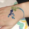 Șablon de tatuaj, șablon autoadeziv - șopârlă, gecko 01