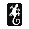 Șablon de tatuaj, șablon autoadeziv - șopârlă, gecko 02