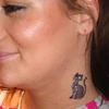 Șablon de tatuaje, șablon autoadeziv - Pisică 03