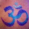 Imagine 5/5 - Șablon de tatuaj, șablon autoadeziv - OM (aum) 01