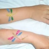 Șablon de tatuaj, șablon autoadeziv - Libelula