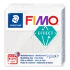 Imagine 1/5 - Plastilină care se întărește la coacere  FIMO Effect, 57 g - granit alb cu efect de piatra (8010-003)
