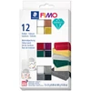 Imagine 1/7 - Set Plastilină care se întărește la coacere  FIMO Effect Color Pack, 12x25 g