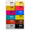 Imagine 6/6 - FIMO Effect Color Pack Set Plastilină care se întărește la coacere  efect piele, 12x25 g