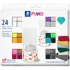 Imagine 1/7 - Set Plastilină care se întărește la coacere  FIMO Effect Color Pack, 24x25 g
