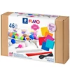Imagine 1/3 - Set plastilină FIMO Soft Basic XXL Set, 26x57 g cu accesorii