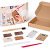 Set plastilină Fimo Soft care se întărește  la coacere, 4x25 g - design lemn, wood design