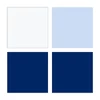 Set plastilină Fimo Soft care se întărește  la coacere, 4x25 g - Design blugi, design denim