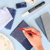 Imagine 4/5 - Set plastilină Fimo Soft care se întărește  la coacere, 4x25 g - Design blugi, design denim