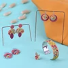 Set plastilină Fimo Soft care se întărește  la coacere, 4x25 g - Lap design, Slab Design