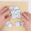 Set Plastilină care se întărește la coacere  Efect Fimo, 4x25 g - design marmura, Marble Design