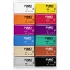 Imagine 2/3 - FIMO Professional Colour Pack, Set plastilină care se întărește la coacere, 12x25 g - Basic Colours