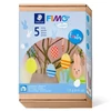 FIMO Air Light Easter Set, Set plastilină de Paște, 125 g cu accesorii (cu frânghie)