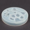 Matriță de turnare și presare din silicon pentru rășină sintetică, Fimo - labe de câine, oase, 4 buc, 4 tipuri