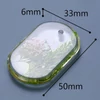Imagine 2/4 - Formă din silicon pentru rășină sintetică- pandantiv plat, oval