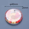 Matriță   din silicon pentru rasina sintetică- pandantiv plat, rotund