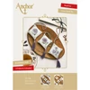 Imagine 2/5 - Kit broderie cu punct de cruce,  Anchor  Spring Decorations  - Flori de primavara, mov