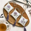 Imagine 3/5 - Kit broderie cu punct de cruce,  Anchor  Spring Decorations  - Flori de primavara, mov