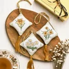 Imagine 3/5 - Kit broderie cu punct de cruce,  Anchor  Spring Decorations  - Flori de primavara, galben