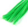Chenille, 30 cm - iarba verde, 10 buc
