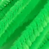 Chenille, 30 cm - iarba verde, 10 buc