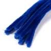 Chenille, 30 cm - albastru închis, 10 buc