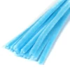 Chenille, 30 cm - albastru deschis, 10 buc