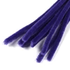 Chenille, 30 cm - violet, 10 buc