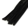 Chenille, 30 cm - negru, 10 buc