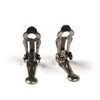 Imagine 1/3 - Bază pentru cercei, clip, 16 mm - otel inoxidabil