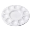 Paletă de pictură din plastic  - 17 cm, rotundă