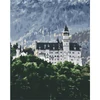 Pictură pe numere, pe pânză întinsă, 40x50 cm - Vedere spre Neuschwanstein