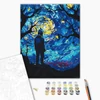 Imagine 5/5 - Set pictură pe numere, pe pânză întinsă 40x50 cm - Inspirație