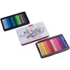 Bruynzeel Fineliner Brush pen marker cu două vârfuri   în set - 48 buc, în cutie metalcă