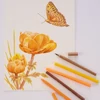 Bruynzeel Fineliner Brush pen marker cu două vârfuri   în set - 72 buc, în cutie metalcă